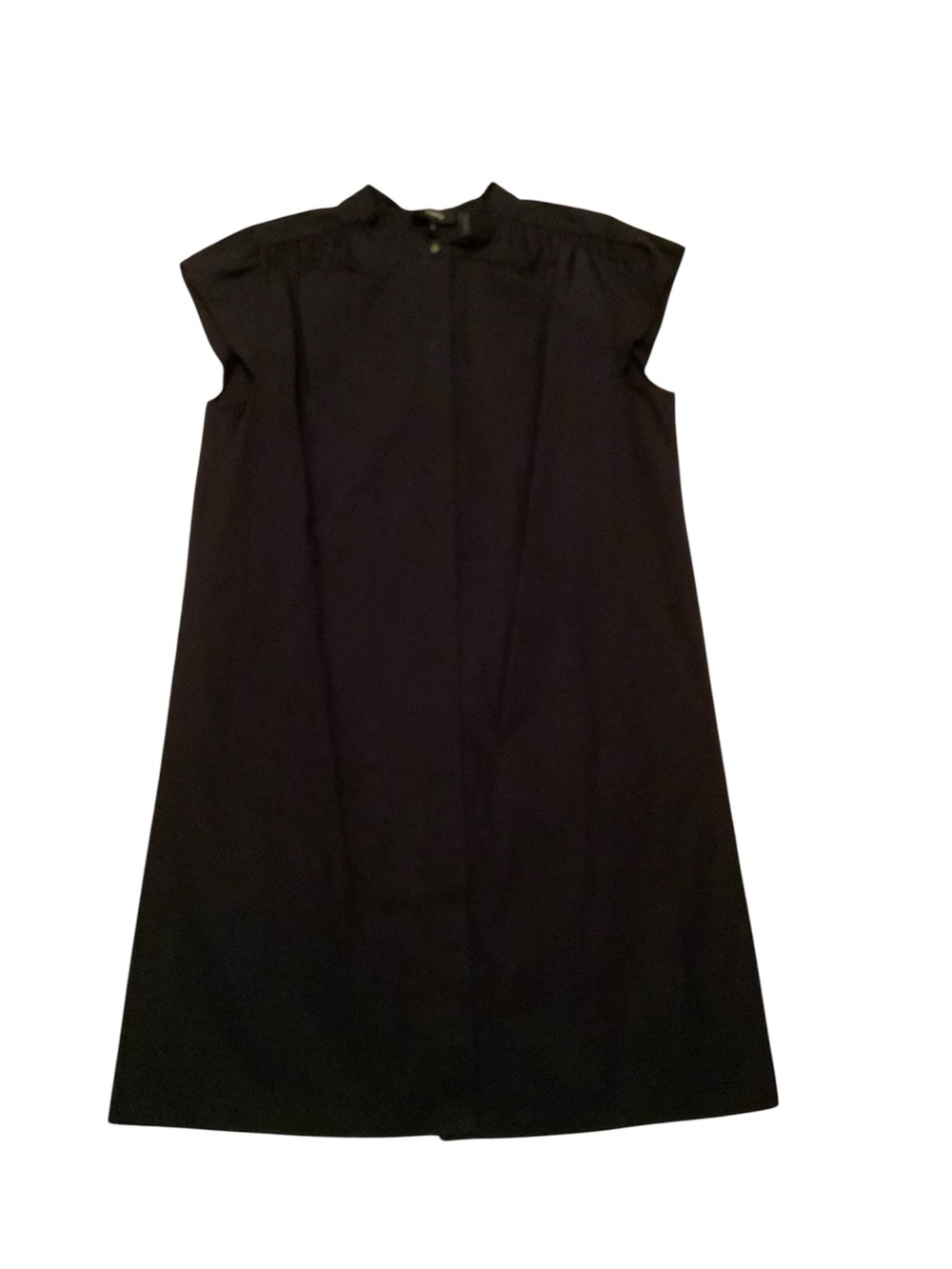 Theory Navy Short-Sleeve A-Line Dress - Picture 2 of 6